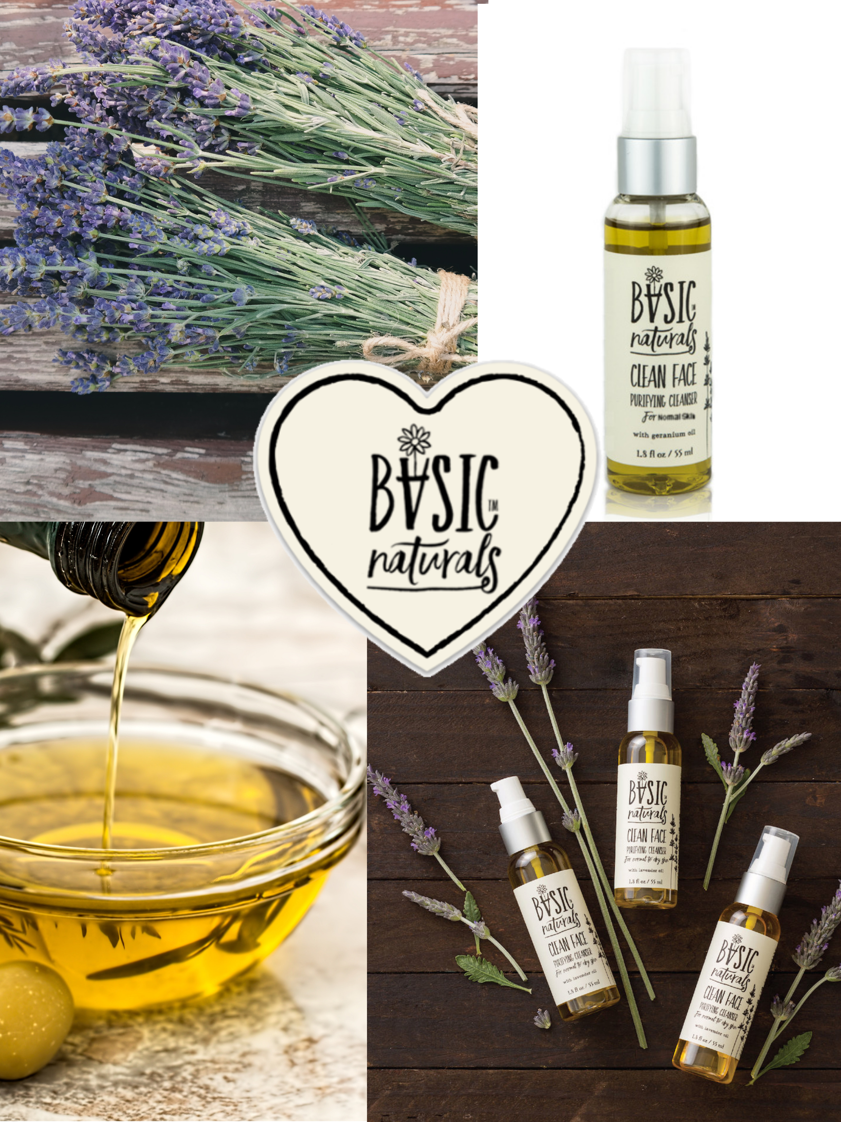 Basic Naturals Skincare - Wholesale Facial Cleanser - CLEAN FACE Oil Cleanser for Normal to Dry Skin1