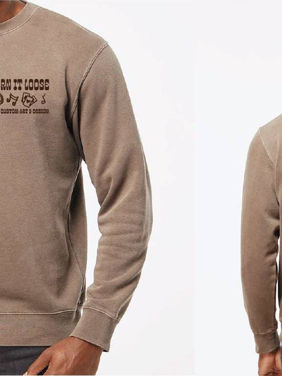 Turn It Loose Crewneck Preorder for wholesale by SRM Custom Art & Design