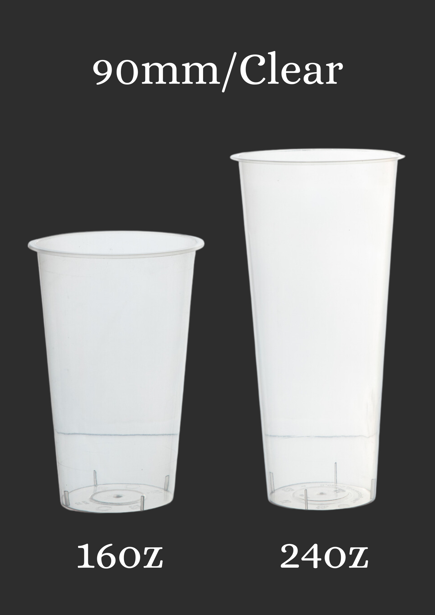 UNIMIX FLORAL - Wholesale Drinking Glass/Cup - PP Thick Plastic Cup&Lid 90mm In Various Sizes&Types 50/PK4