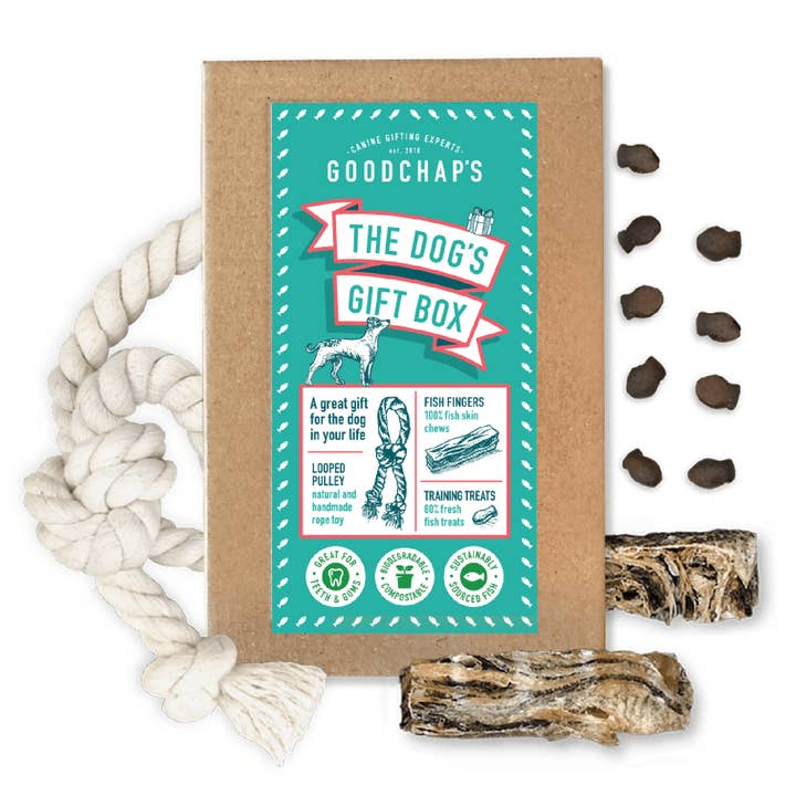 The Dog's Gift Box | Gifting for Dogs | Treats, Chews & Toys for wholesale by Goodchap's