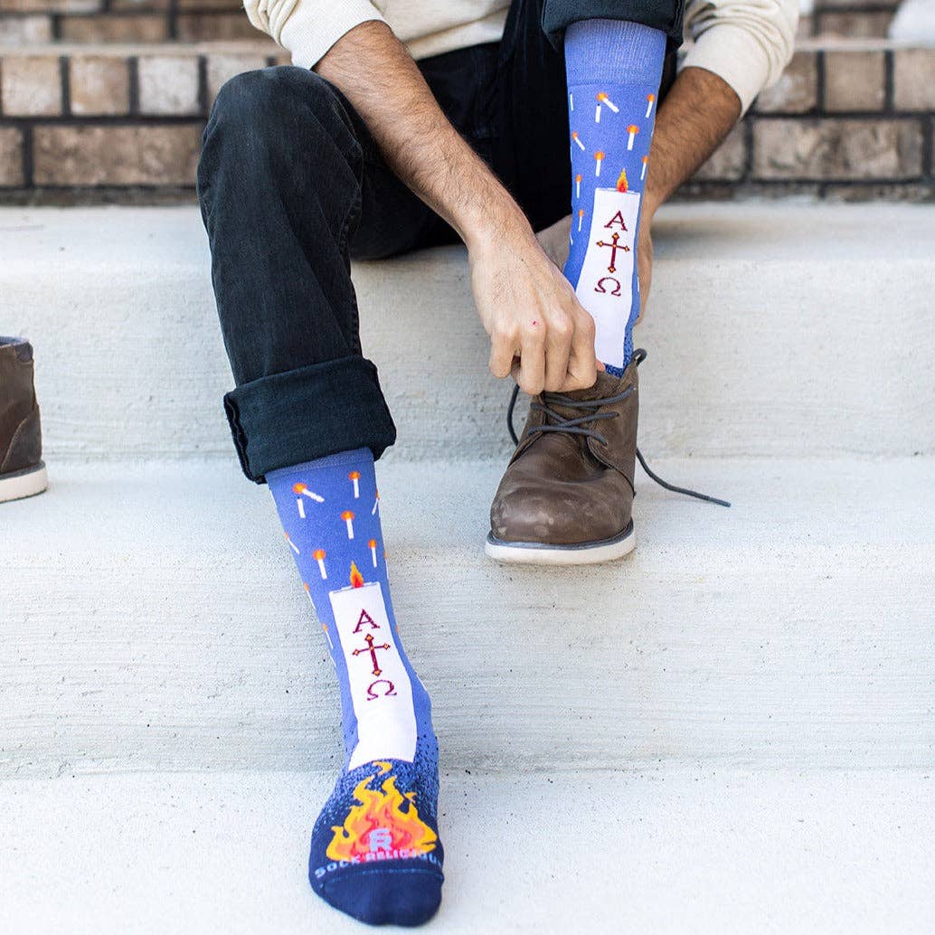 Sock Religious - Wholesale Socks - Unisex - Easter Vigil Adult Socks4