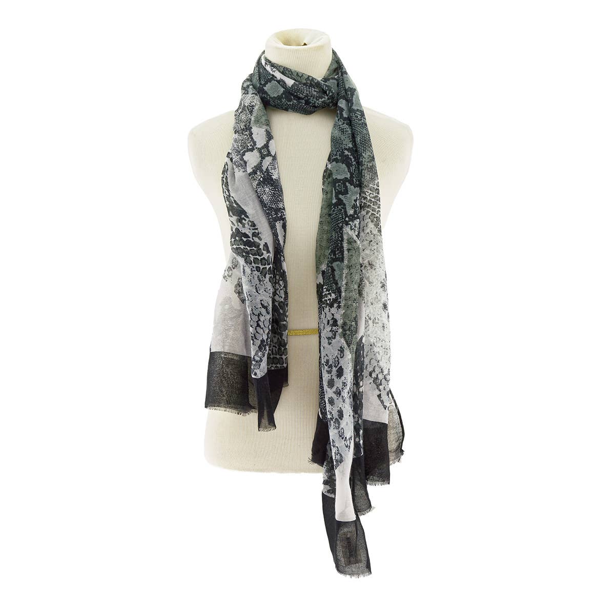 GQOP Kids Scarf Winter Village Pattern Lightweight Long Scarf Shawl Warps