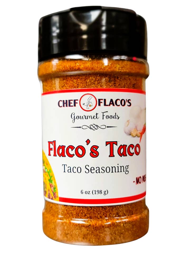 Chef Flaco's Gourmet Foods - Assaisonnement pour tacos Flaco pour la vente par Chef Flaco's Gourmet Foods