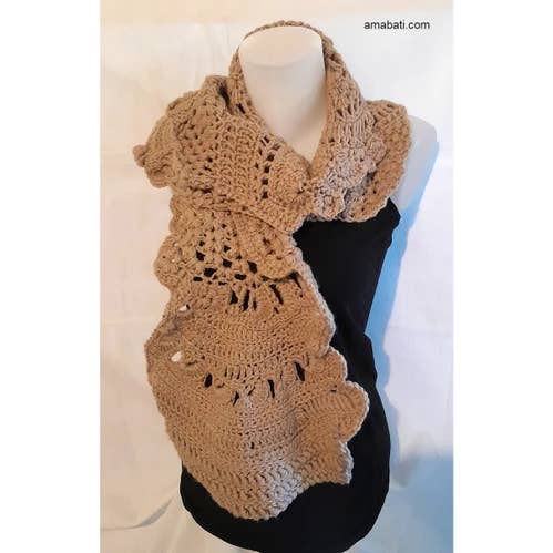 Sjal fri form / nr. 1 for engroshandel hos Chez XYZ association artistique