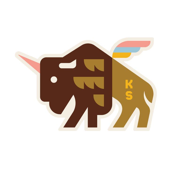 Unibuff (Kansas) sticker voor wholesale door Heartlandia