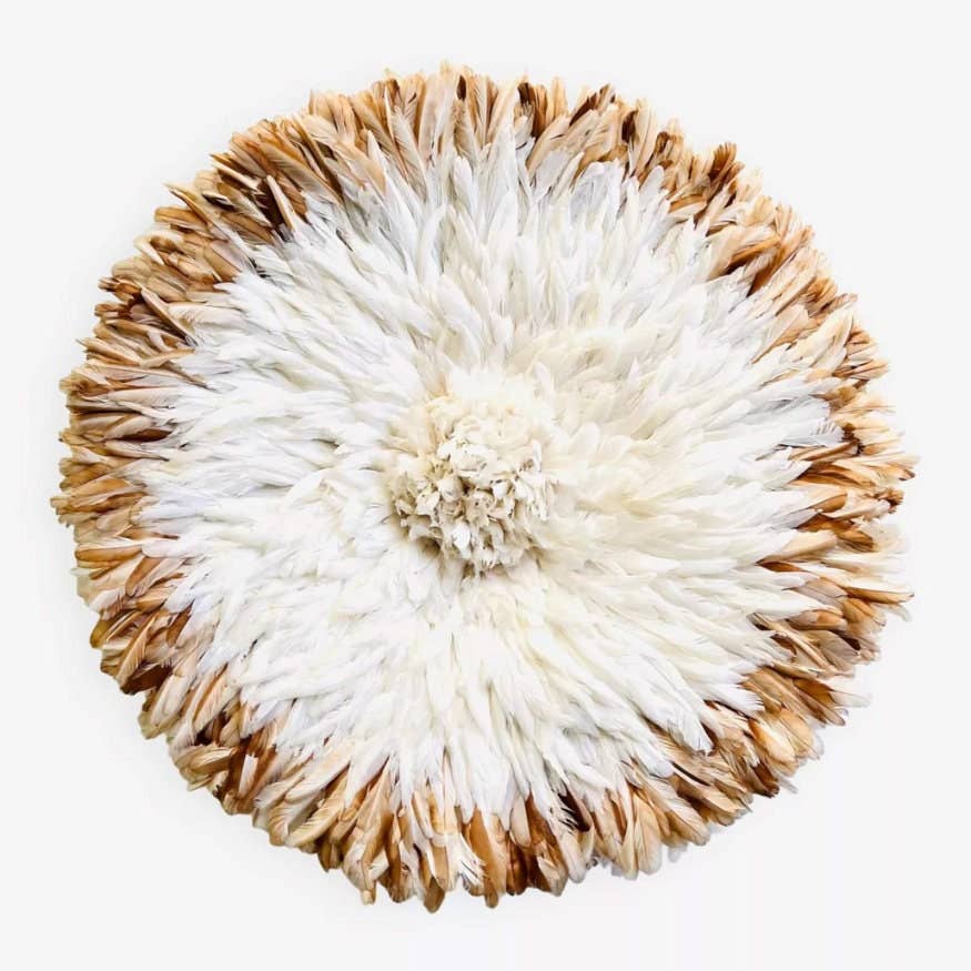 Juju Hat Wholesale - Wholesale Wall Accent - Authentic Juju Hat White Beige Ring Wall Art 14"/20"/26"/31"0