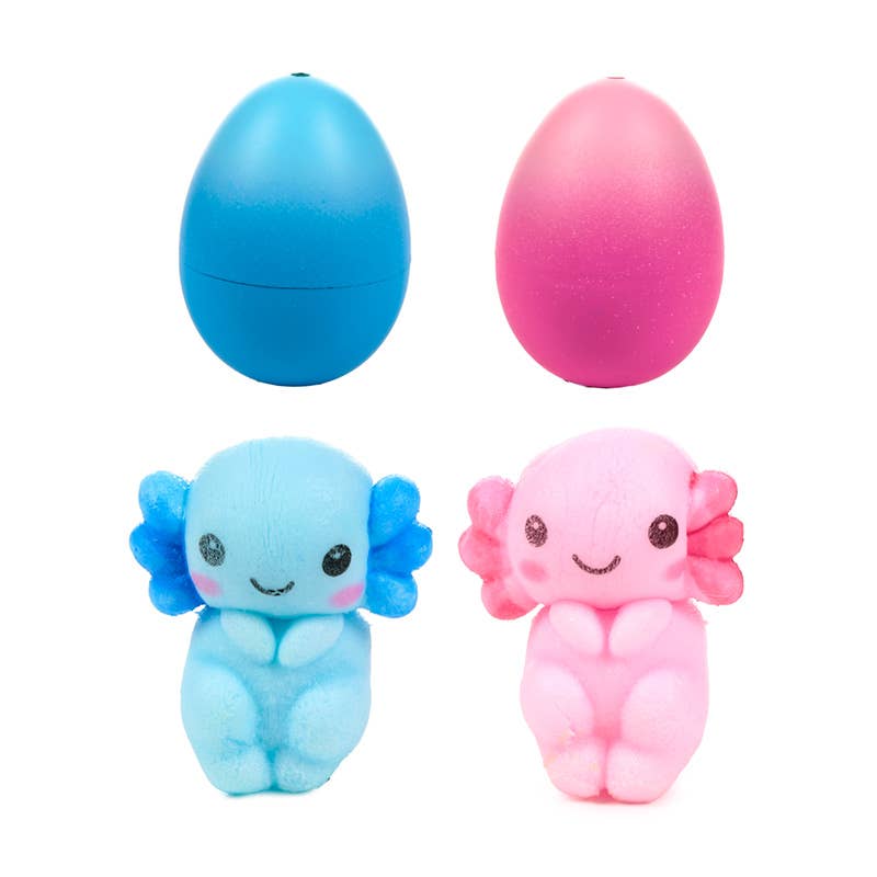 Puckator Ltd – wholesale Classic toy – Kids – Adoramals Maddie the Axolotl Hatching Egg1