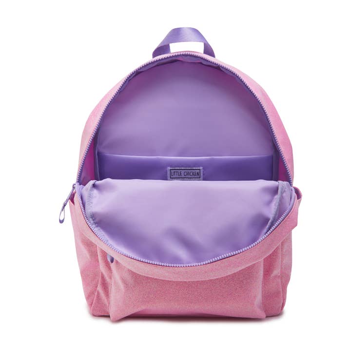 Little Chicken – wholesale Ryggsäck - Barn – Glitter barnryggsäck med lappar, flickor tillbaka till skolan