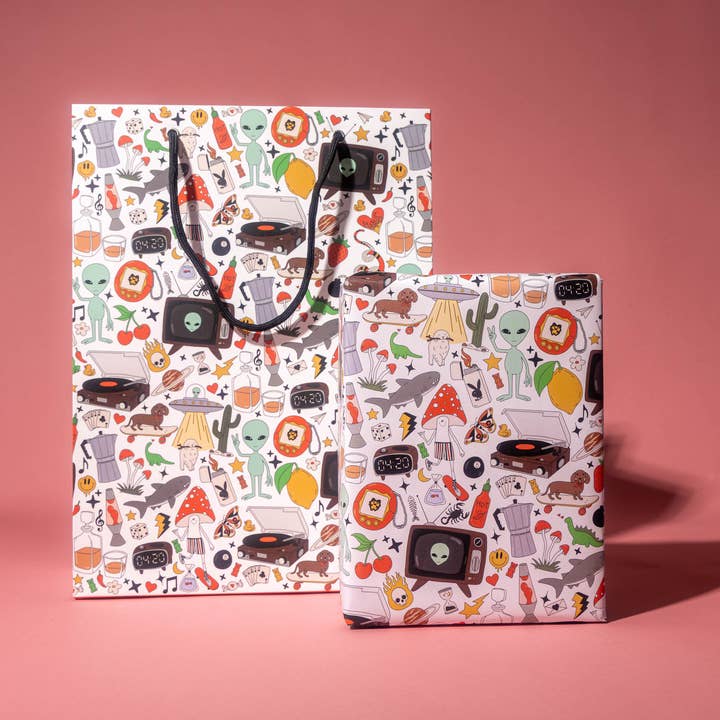 Illustrating Amy - Wholesale Wrapping Paper Roll - Retro Print Gift Wrap Rolls3