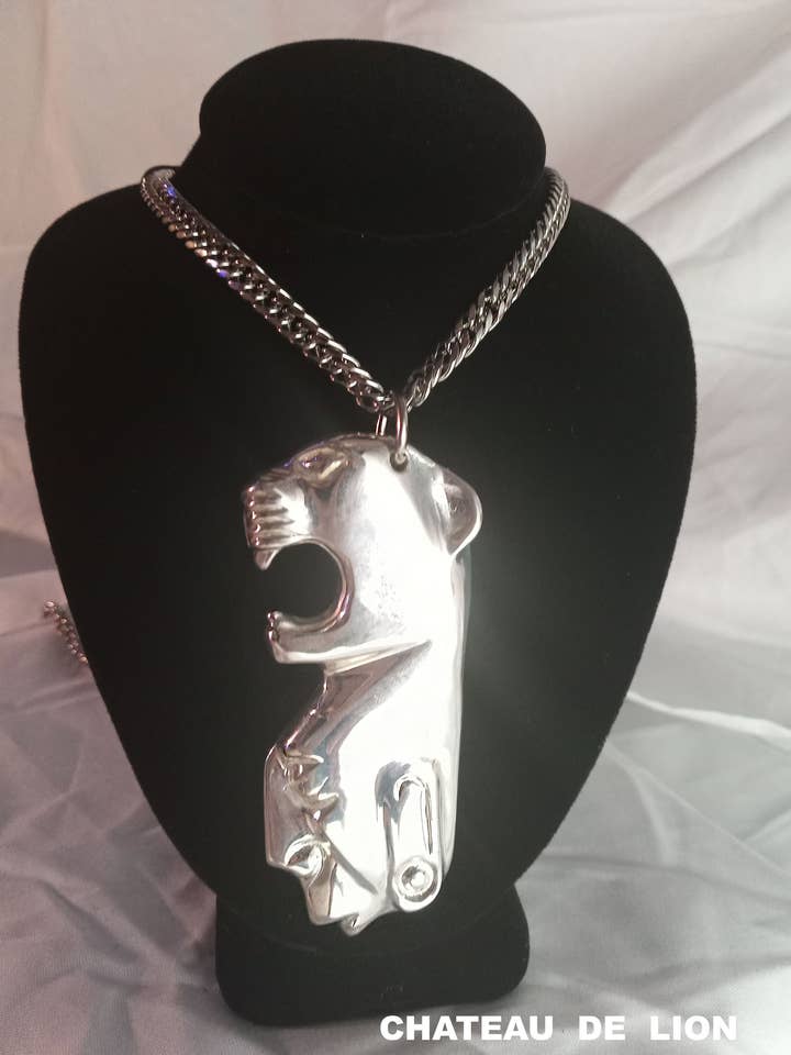 Jaguar Shaman Pendant Necklace for wholesale by CHATEAU DE LION