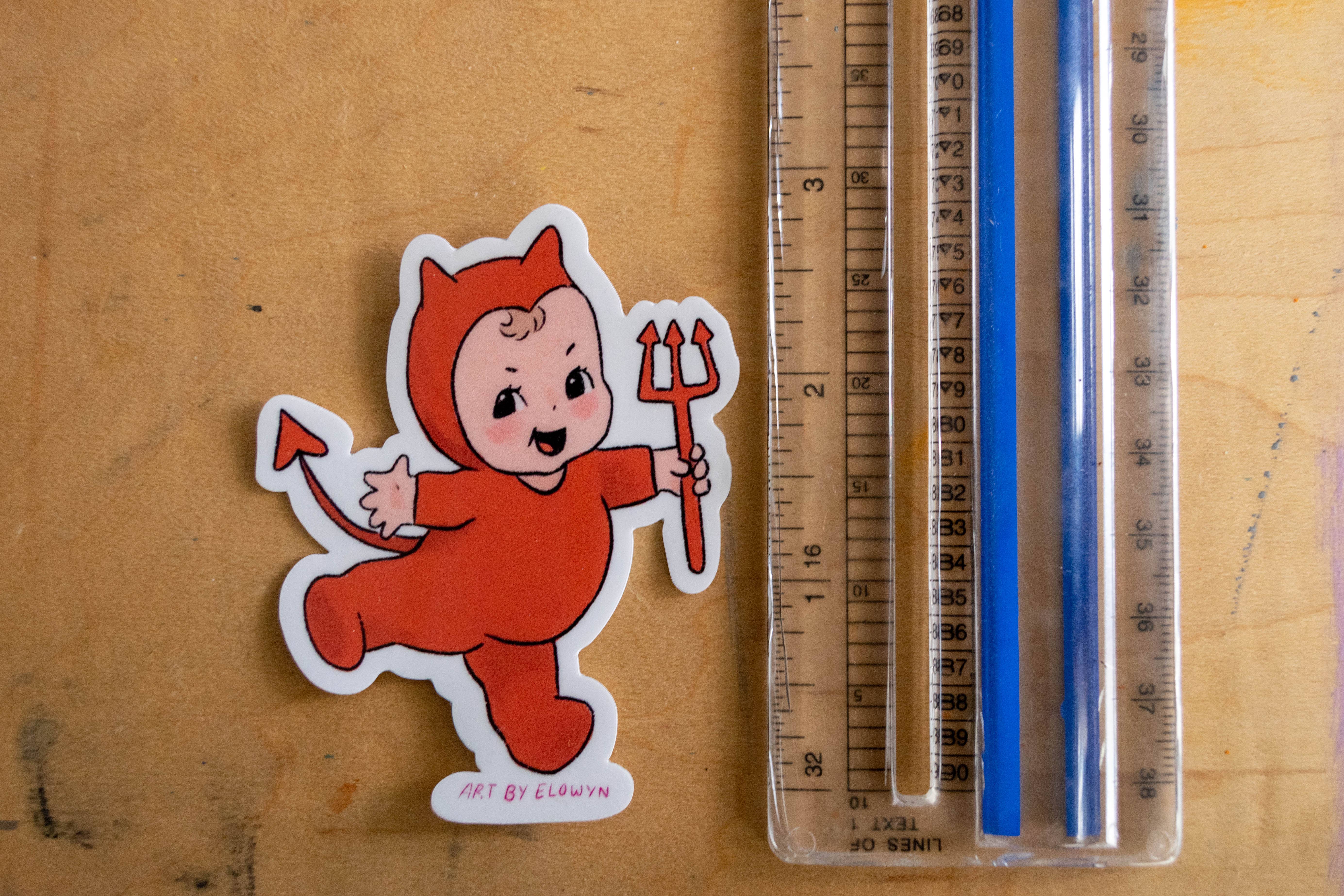 Art By Elowyn - Wholesale Sticker - Cupid Baby Sticker7