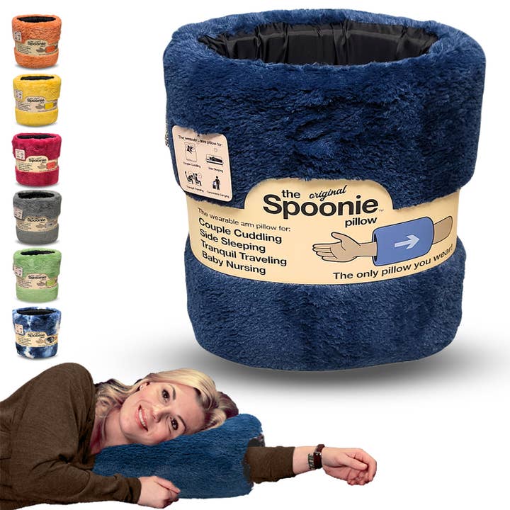 Coussin Spoonie® bleu marine pour la vente par The Spoonie Pillow ®