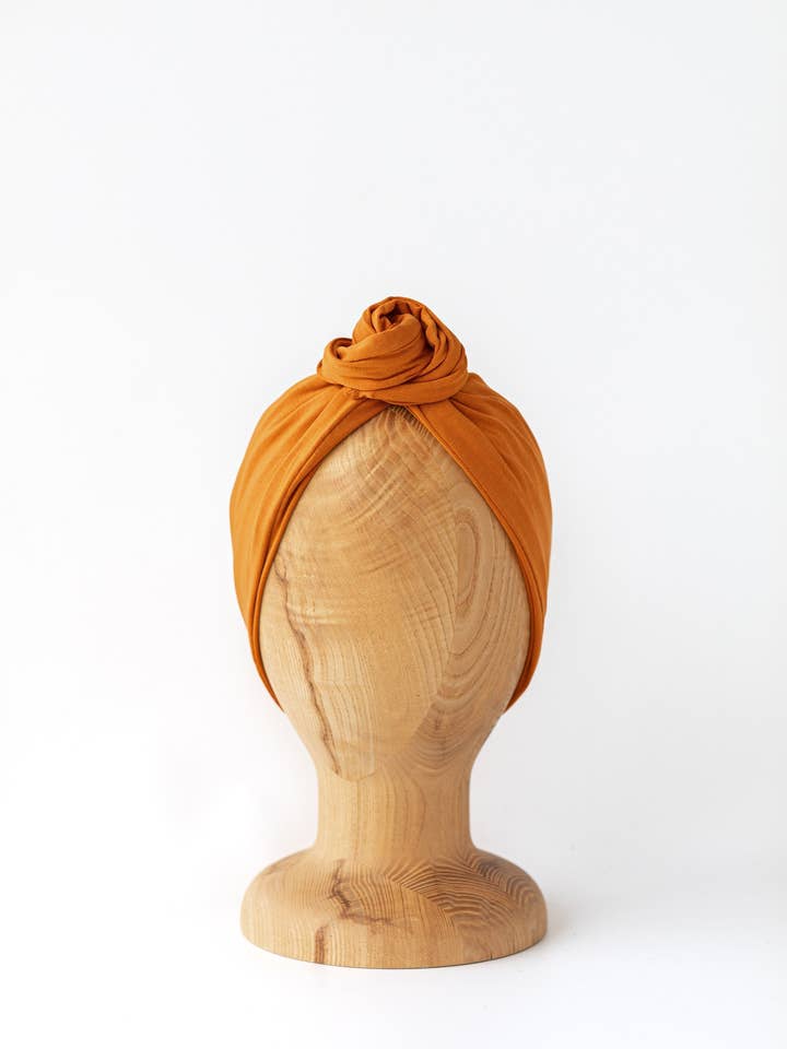 Bamboo Light Ochre Twistband for wholesale by Looks by Luks