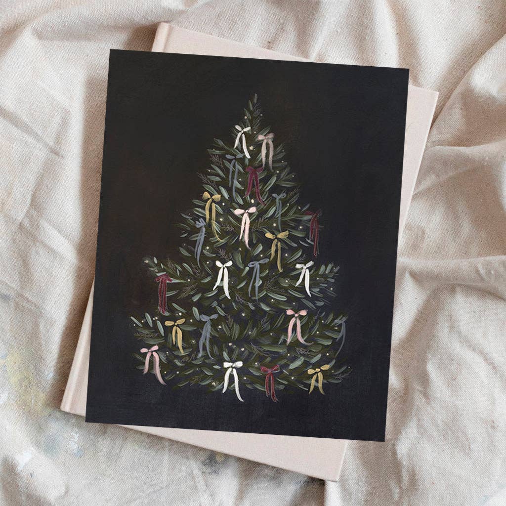 Lindsay Letters - Wholesale Art Print - Christmas Tree | Bows | Art Print0