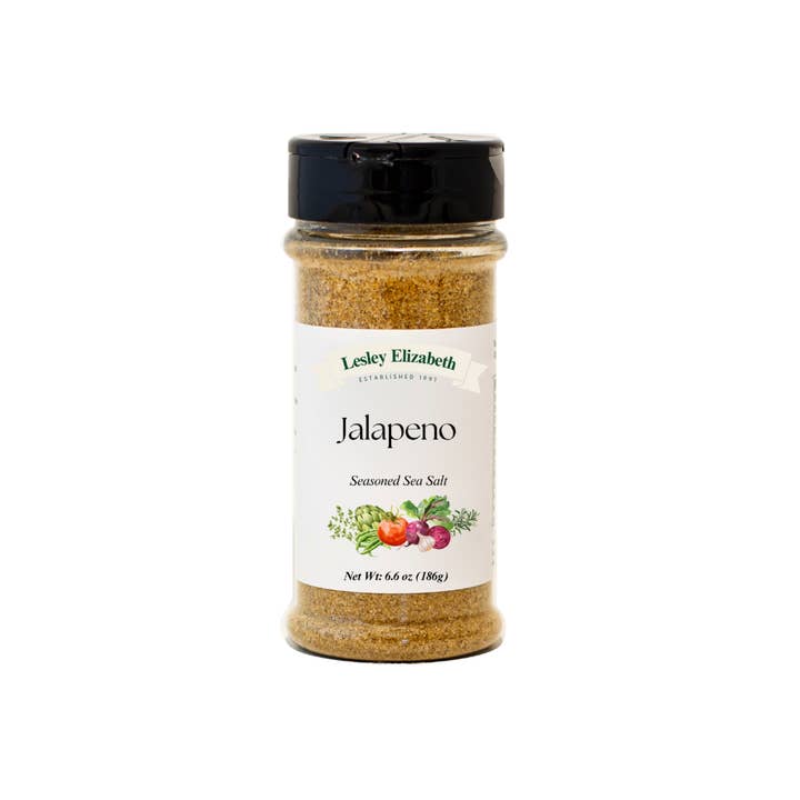 Jalapeño Sea Salt – Spicy Gourmet Seasoning (250mL PET) for wholesale by Lesley Elizabeth