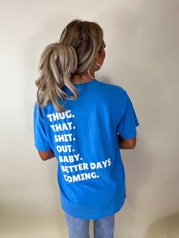 Thug That Shit out Baby Graphic Tee for wholesale by birdie