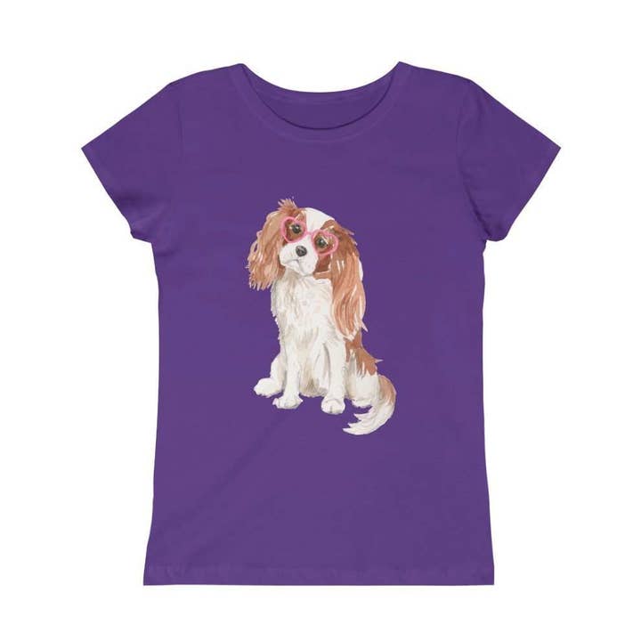 Pink N Paw - Wholesale Screen Printed T-Shirt - Kids - Cavalier Lover - Cute Kids Shirt0