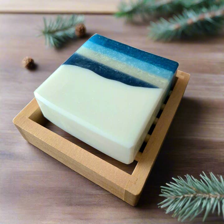 Pretty Soap Co. - Wholesale Bar Soap - Arctic Shore Handcrafted Soap, Winter Cedar and Sea Scent1