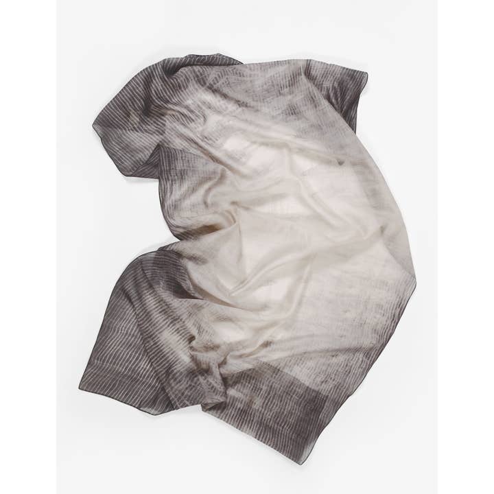 Nimboo - Wholesale Scarf – Women's - Scarf Shibori Anthracite3