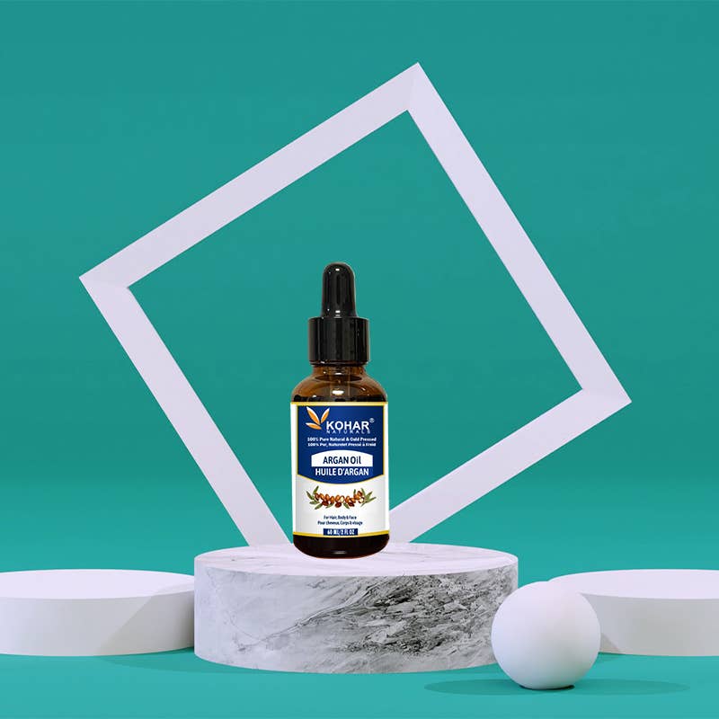 KOHAR NATURALS - Wholesale Bath/Body Oil - 100% Pure Natural Cold Pressed Moroccan Argan Oil. 60 ml1