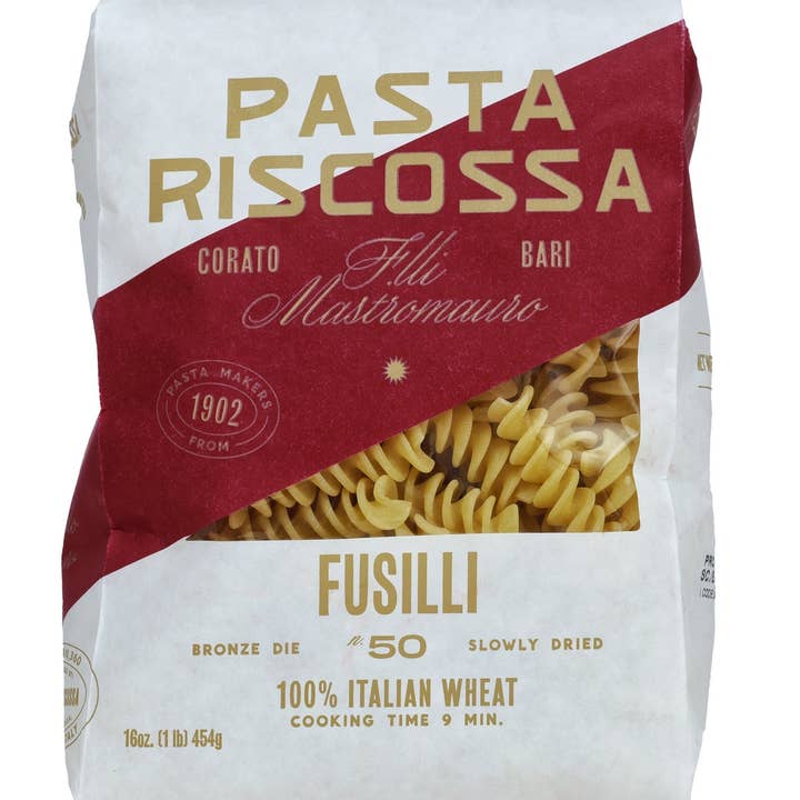 Riscossa Fusilli 100 % blé italien pour la vente par M5 Corporation