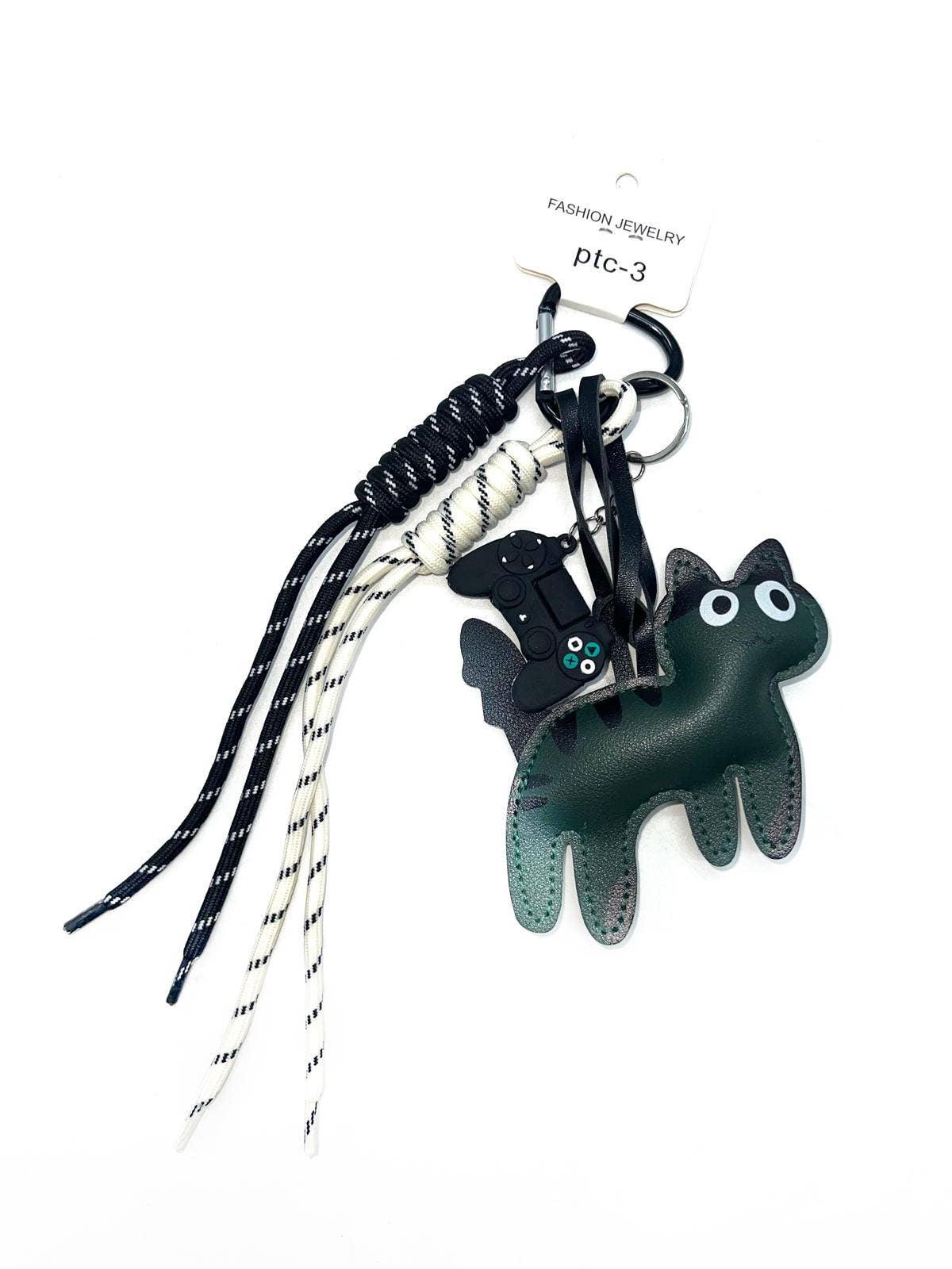 LINETA - Wholesale Keychain - Women's - PTC-3 Trendy keychain with cat pattern6