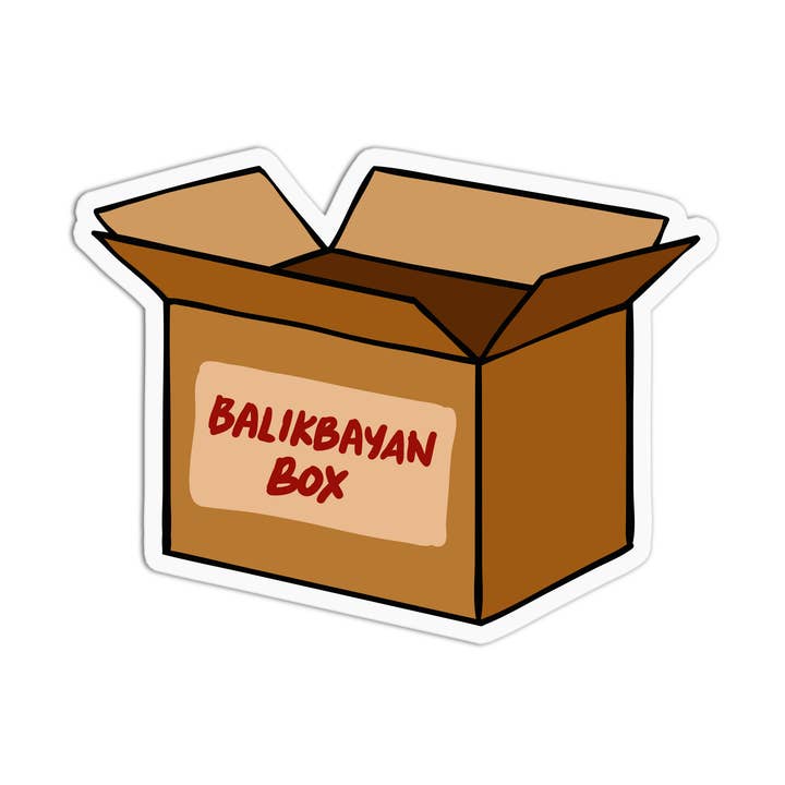 Pinoy Balikbayan Box Vinyl-Aufkleber, wasserfest für den Großhandel von Girls Printing House