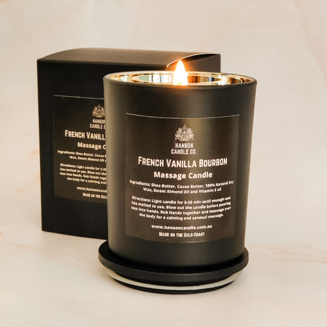 Hanson Candle Co. - Wholesale Jar/Filled Candle - Sensual Massage Candle - Matte Black6