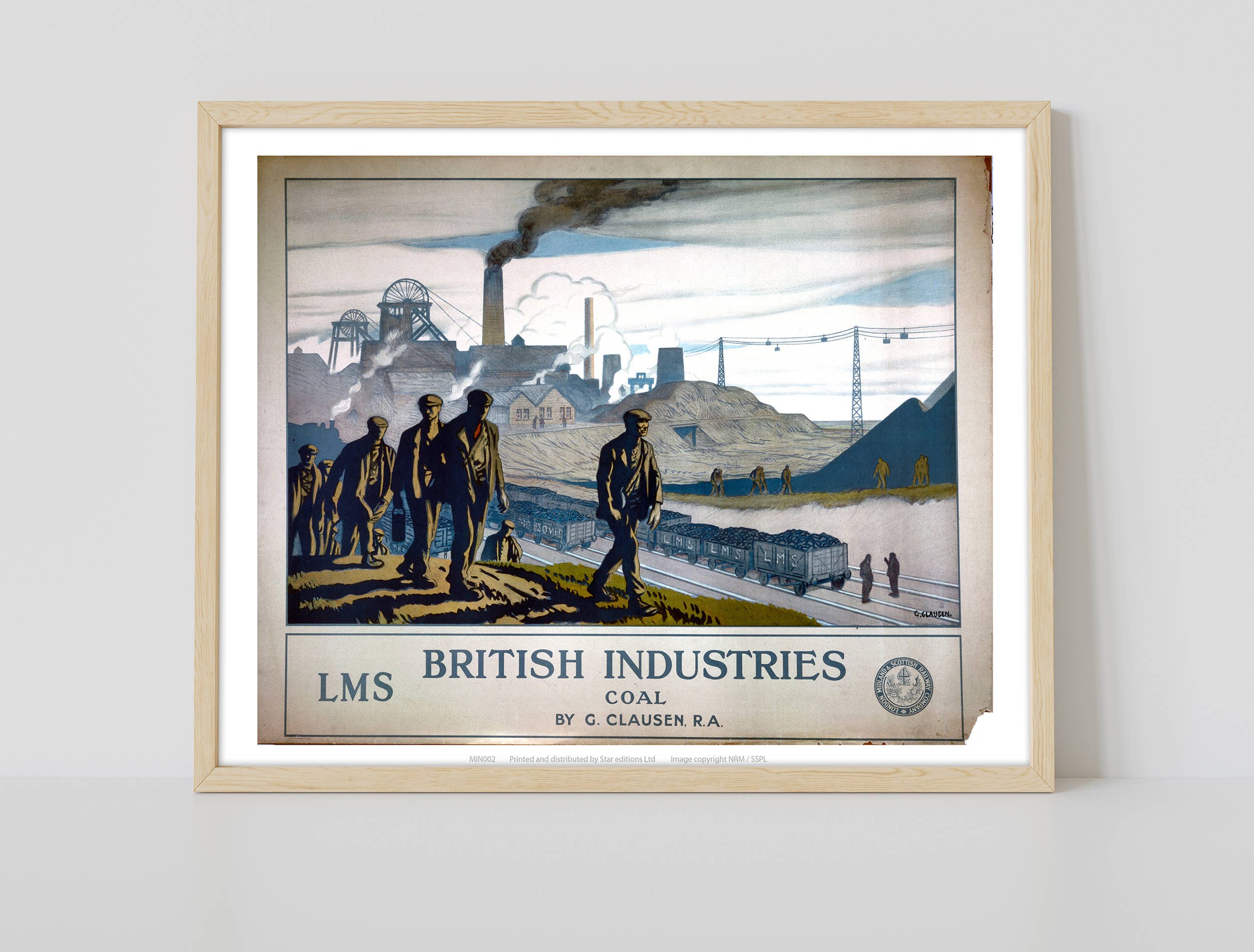 Star Editions - Vente Affiche d'art - British Industries - Coal - Impression artistique haut de gamme, 11 x 14 po1