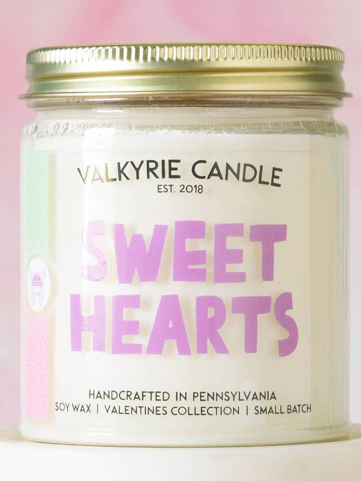 Sweet Hearts Soy Candle | Valentines Collection for wholesale by Cedar Witch Goods