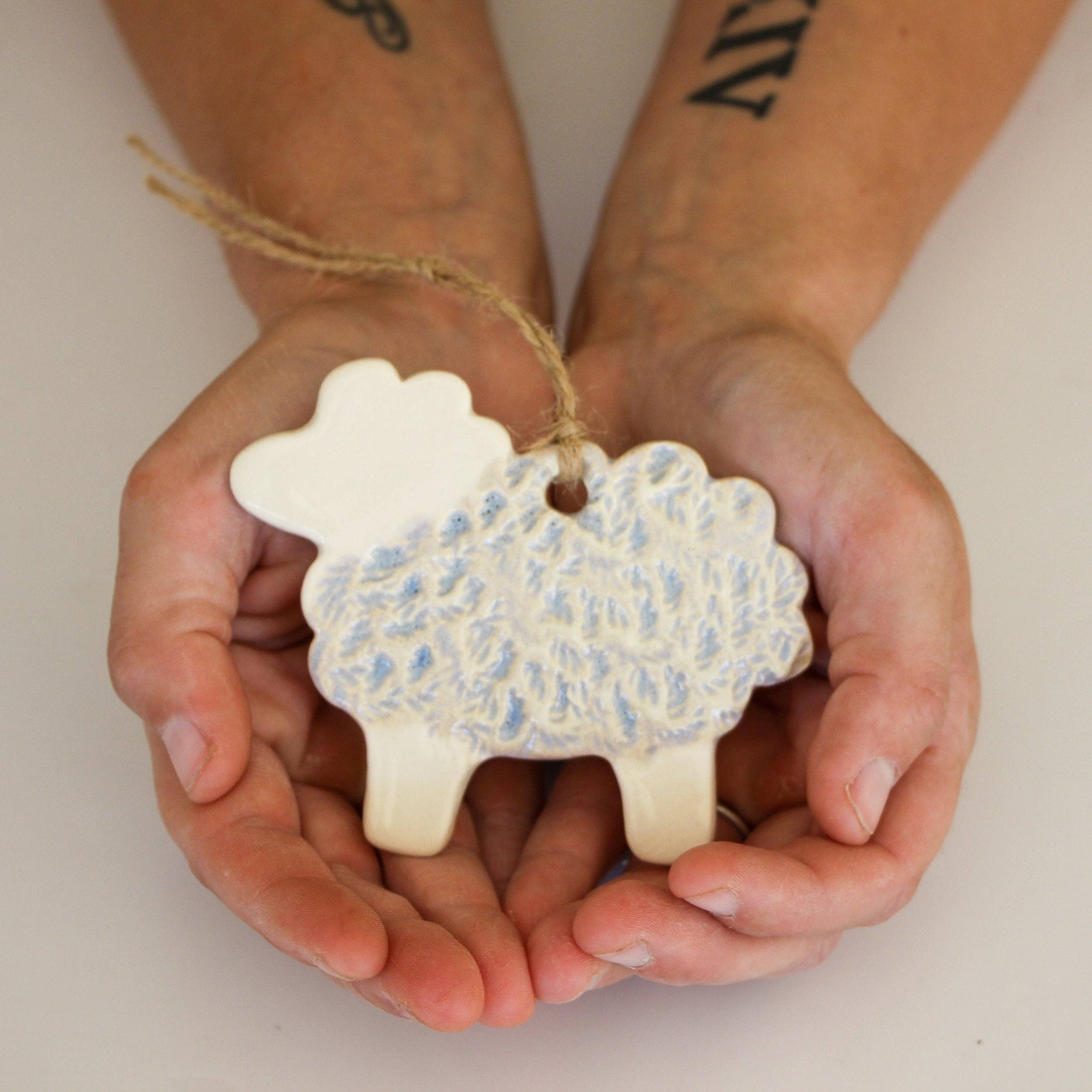 Prodigal Pottery - Wholesale Ornament - Ceramic Sheep Ornament