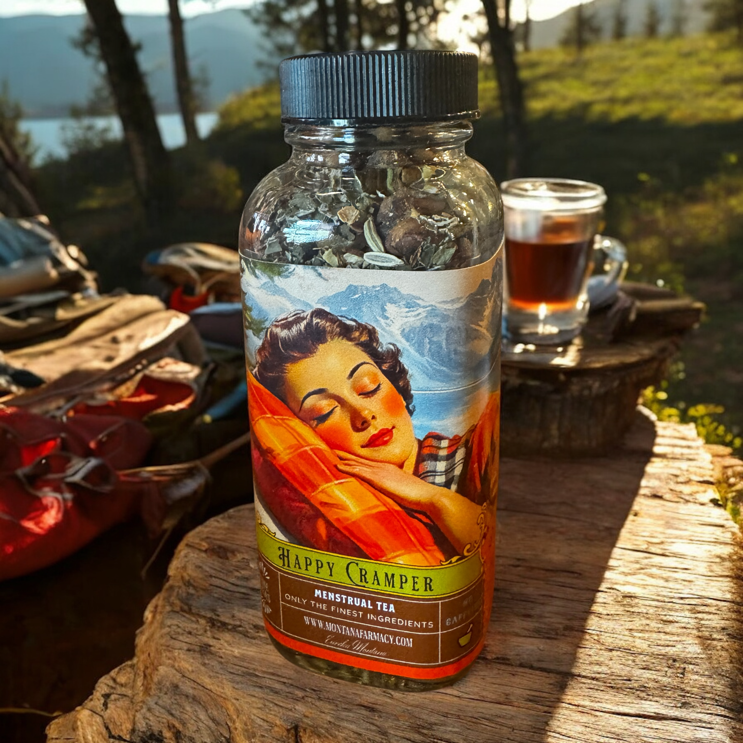 Montana Farmacy - Wholesale Health/Detox Tea -  Happy Cramper yucky  Cramps & more Support Tea Herbal 2