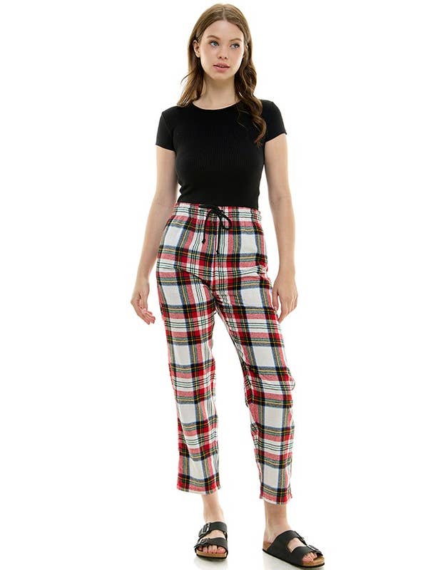 patrol jeans - Wholesale Sleepwear Bottom - Women's - Comfortable Yarn Dyad Flannel Pajama