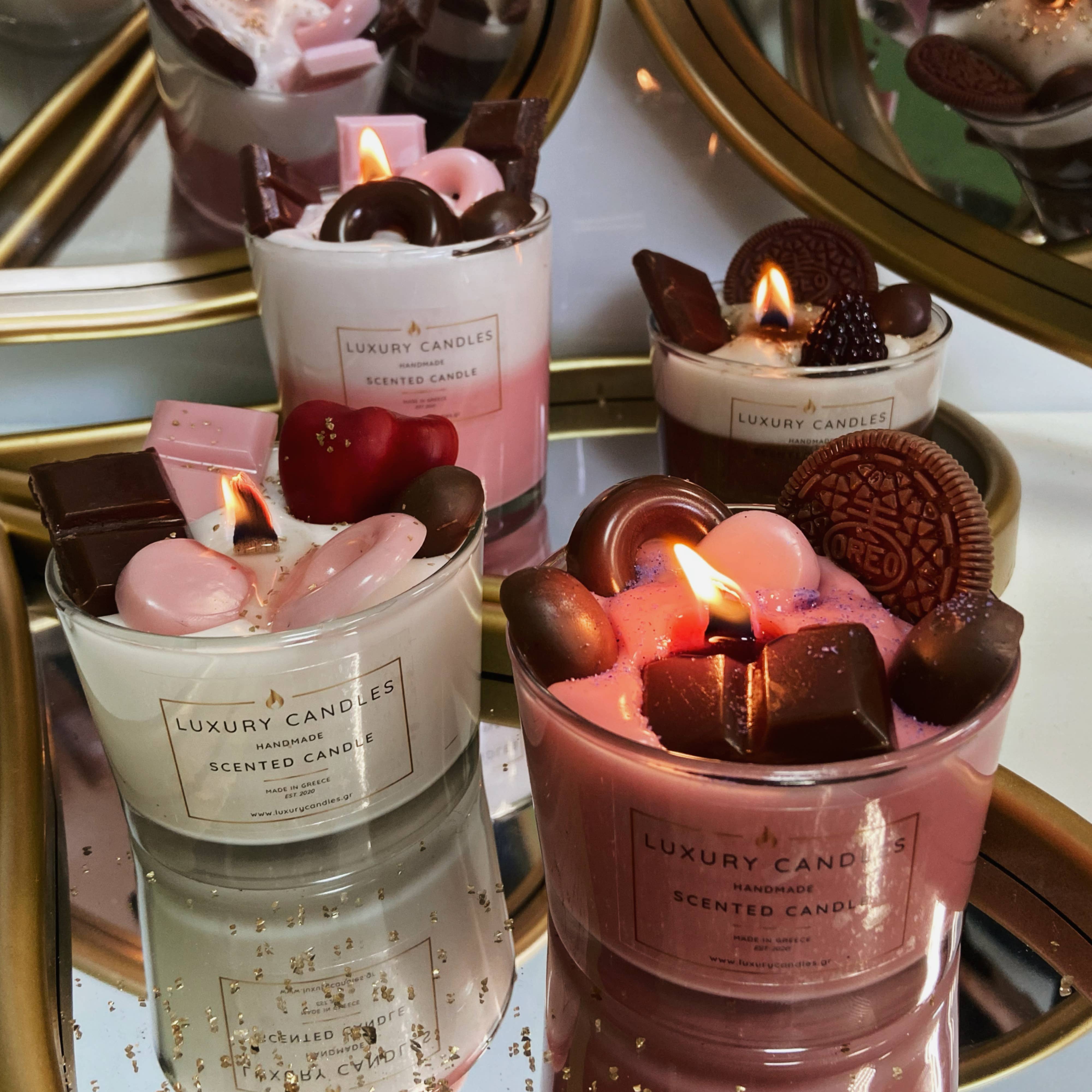 LUXURY CANDLES – Vela em jarro/copo por atacado – Vela Perfumada Chocolate com Menta2
