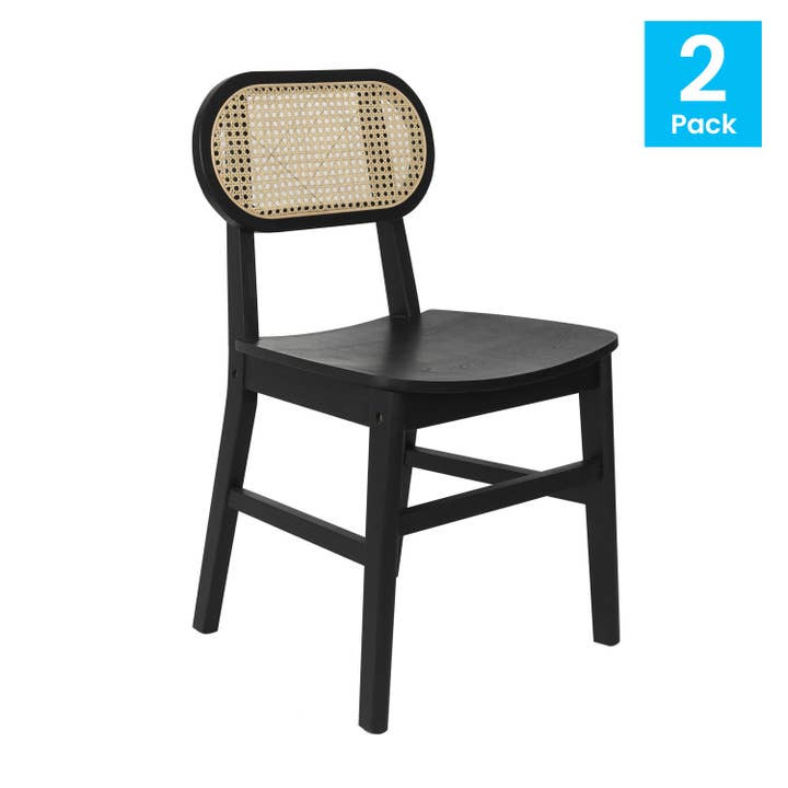 Wholesale NAT/BK Cane Rattan Event Accent and Dining Chairs for your ...