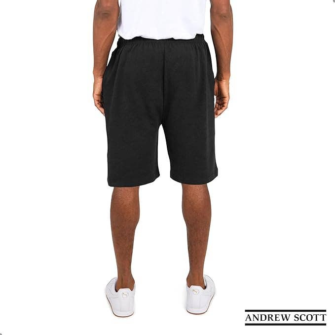 I-Wear Brands - Wholesale Athletic Shorts - Men's - 3 Pack Men's Cotton Fleece Drawstring Shorts2