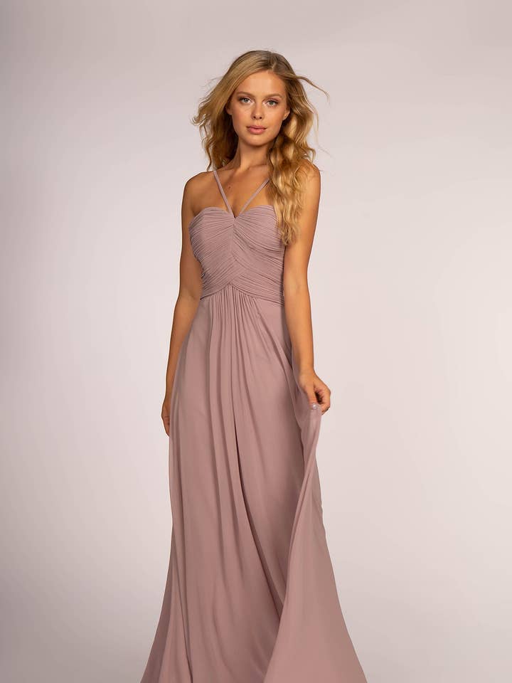 Simple Bridesmaids Long Dresses - LAS2607 for wholesale by LA Merchandise