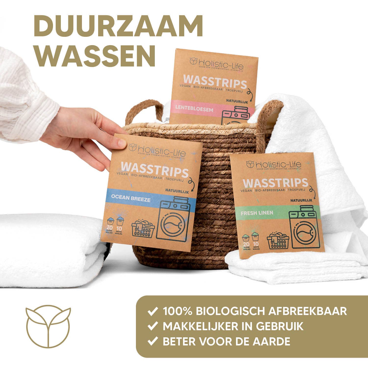 holistic-life - Wholesale Laundry Detergent Powder/Pods - Trial Pack Laundry Detergent Strips – 3x 20 washes4