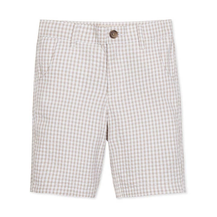 Organic Seersucker Short for wholesale by Hope and Henry