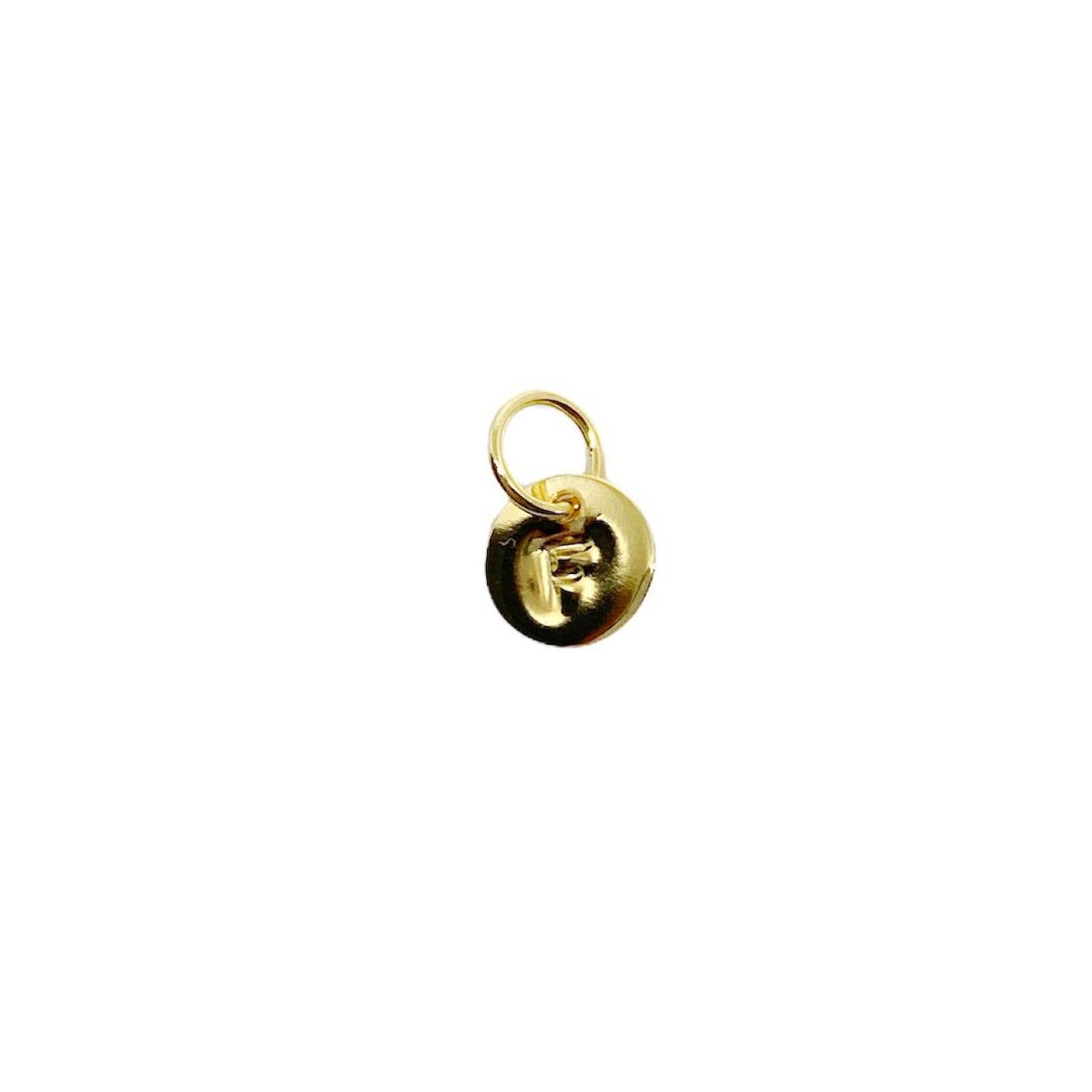 GoldFi – wholesale Individual charm/pendant – Stamped Tiny Initial Letter Charm in 18k Gold Filled Complete Alphabet5