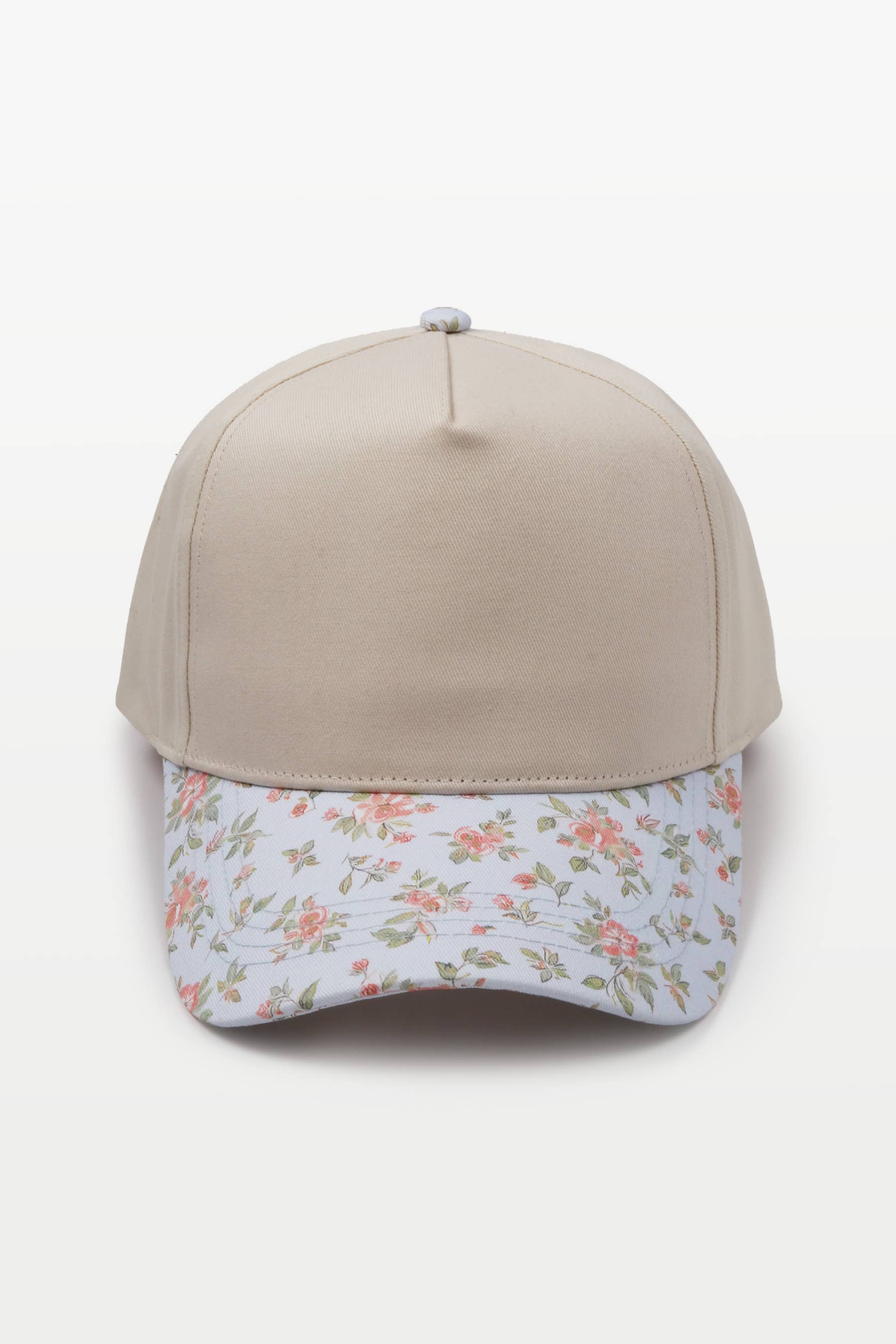 David And Young - Wholesale Baseball Cap - Women's - FLORAL PRINT BRIM Two Tone Baseball Cap5