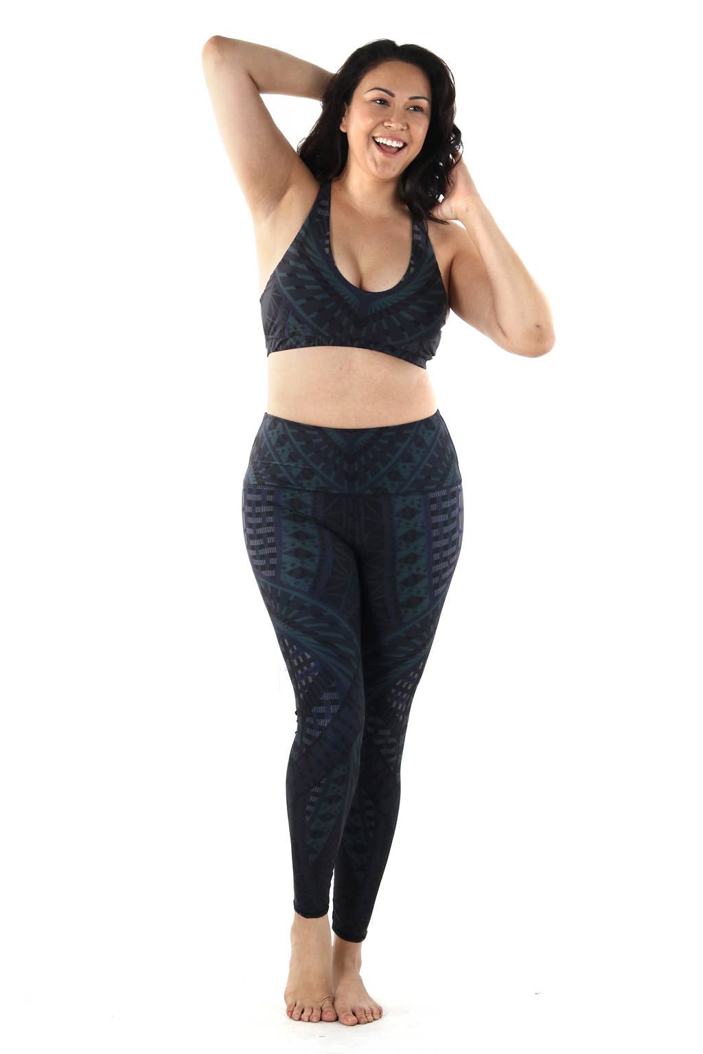 Yoga Democracy - Wholesale Athletic/Lounge Leggings - Women's - Warrior One Printed Yoga Leggings5