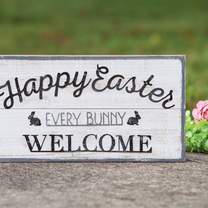 Col House Designs - Wholesale Sign - Every Bunny Welcome Easter Sign1