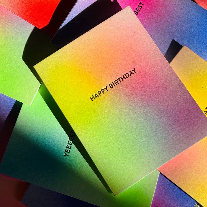 Fun House Fun House - Wholesale Birthday Card - Happy Birthday ~ Rainbow1