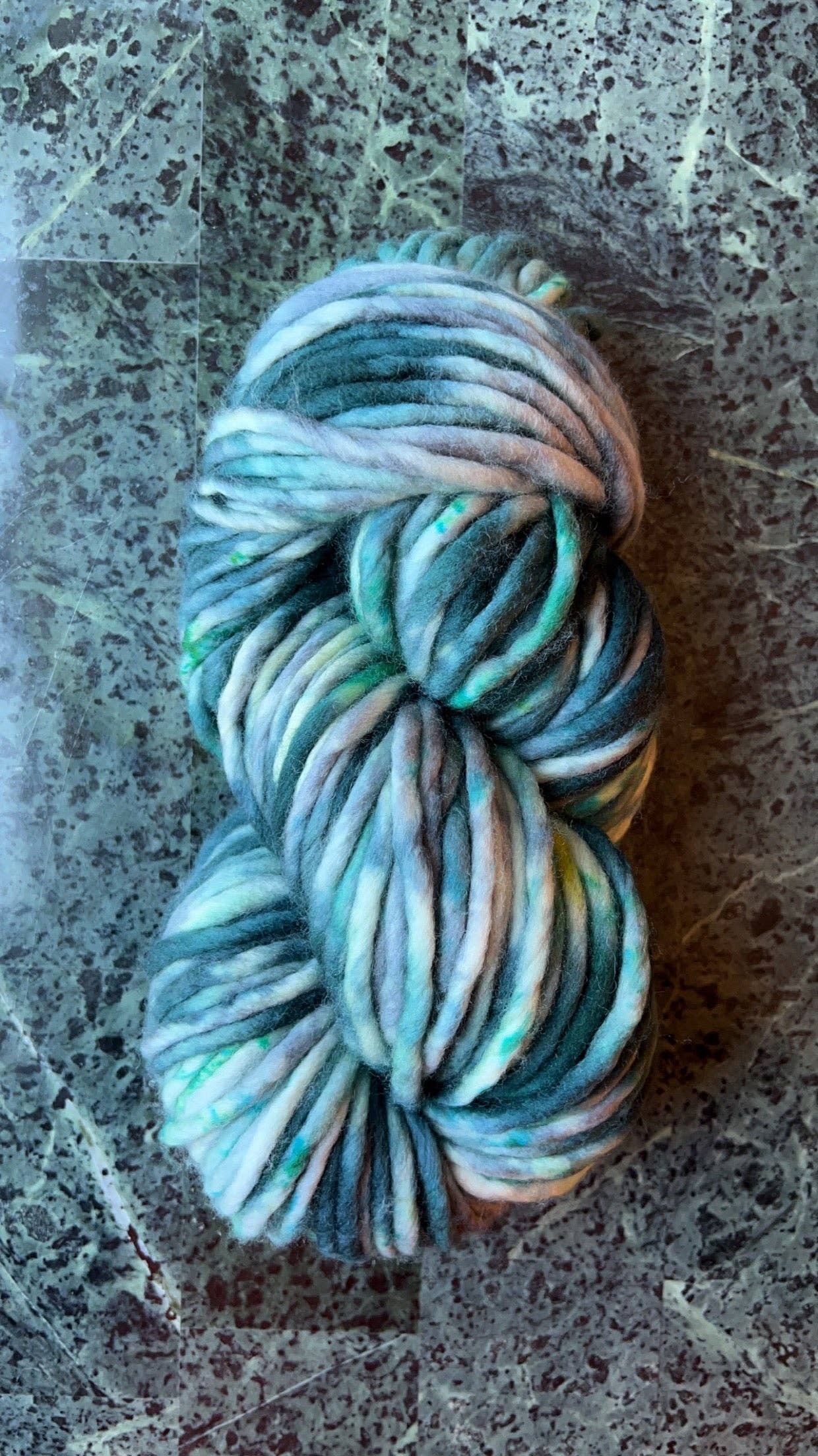 Honey and Clover Knits, LLC - Wholesale Yarn - Hand dyed yarn | super bulky yarn | hand dyed merino wool yarn | indie dyed wool | Clover - Signature Colorway4