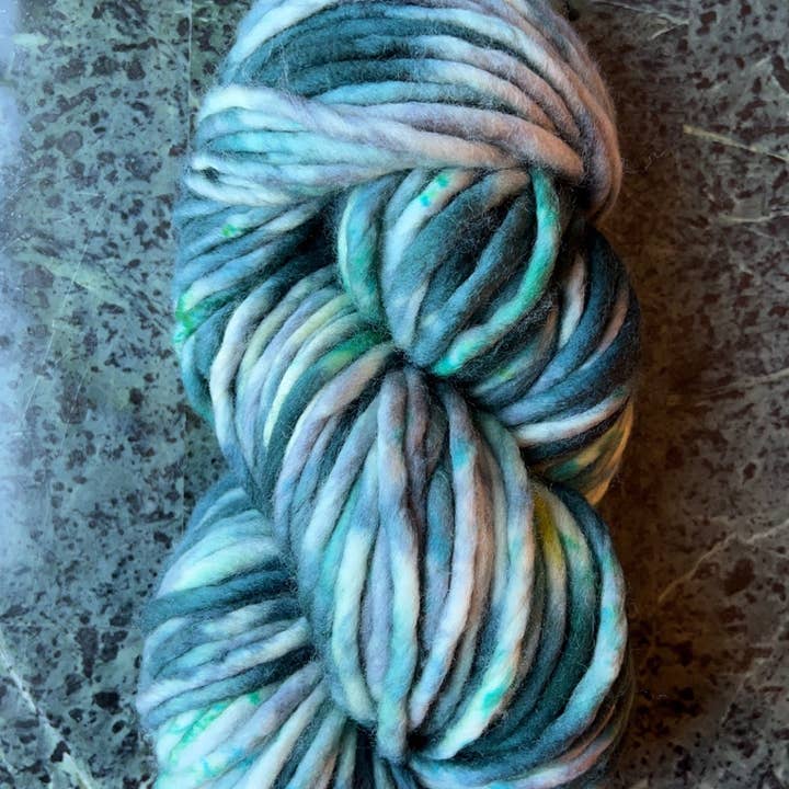 Honey and Clover Knits, LLC - Wholesale Yarn - Hand dyed yarn | super bulky yarn | hand dyed merino wool yarn | indie dyed wool | Clover - Signature Colorway4