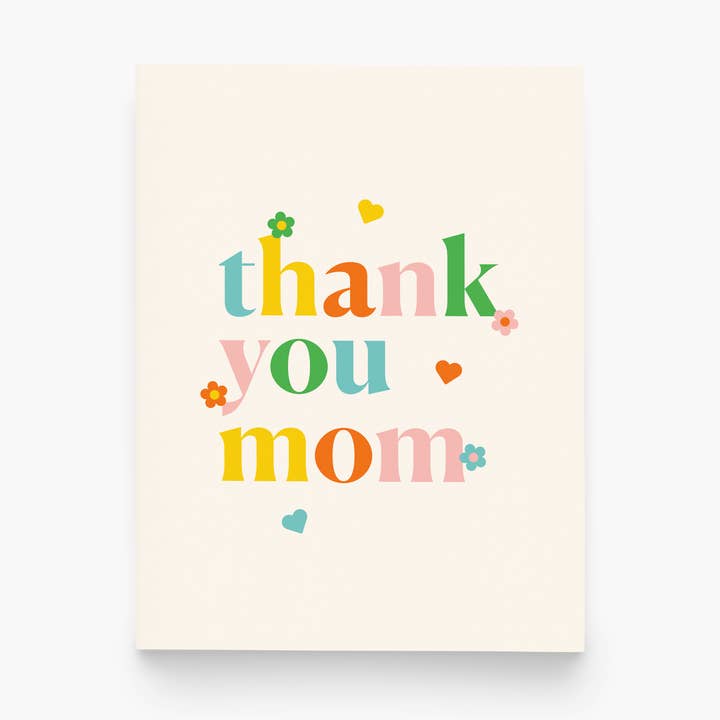 Tarjeta de felicitación de agradecimiento mamá para venta al por mayor de paper&stuff