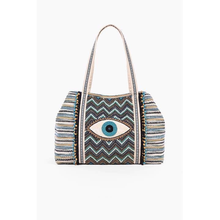 America & Beyond - Wholesale Tote Bag - Women's - Evil Eye Tote1