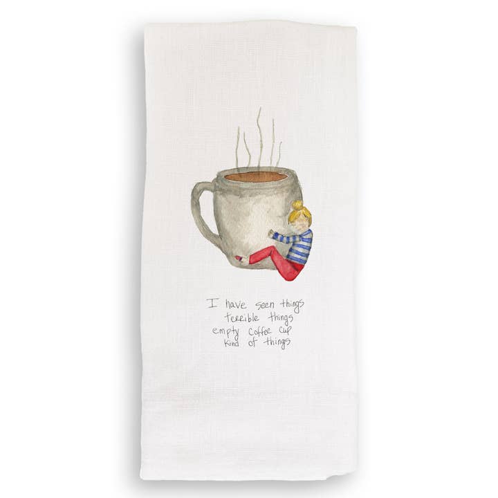 French Graffiti - Wholesale Tea towel - I Have Seen Terrible Things2