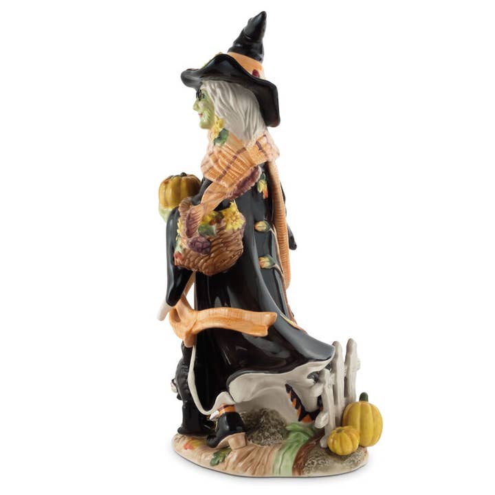 Multi Fitz & Floyd Halloween Harvest Witch Figurine Gift Box Pkg for wholesale on Faire